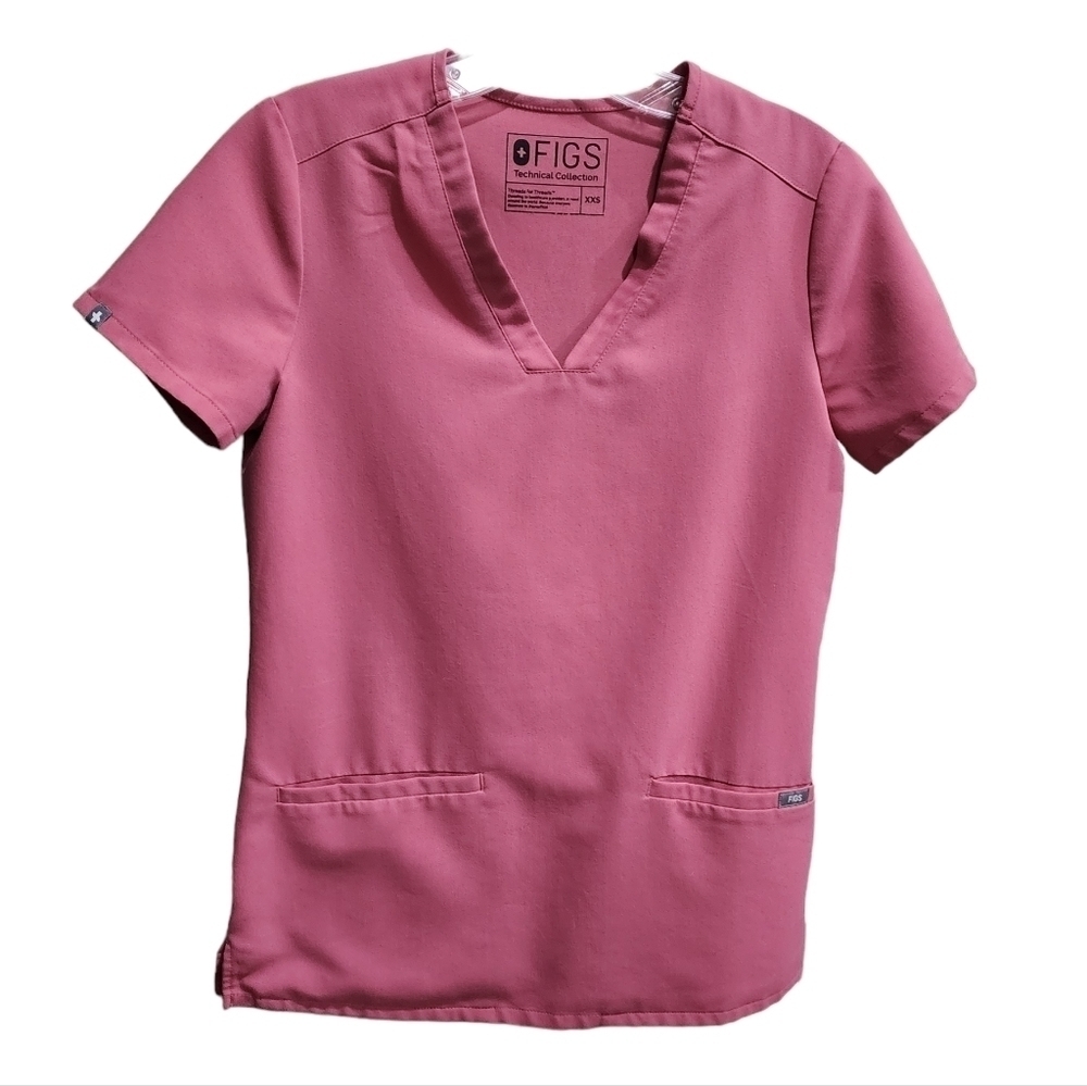 💜 FIGS Mauve Scrub Top XXS